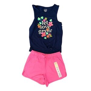 Jumping Beans Tank Top and Pink Shorts Set
